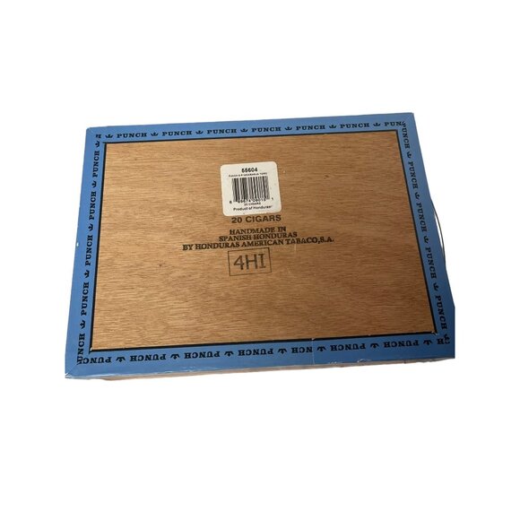 Punch Gran Puro Nicaragua Wooden Cigar Box 20 Count 1840 Vintage Style Storage - Picture 10 of 10